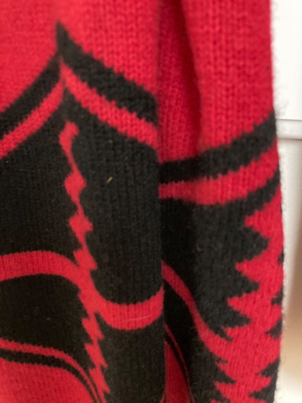 Ralph Lauren women’s (or could be men’s) lambswool belted cardigan Aztec sweater - Picture 5 of 6